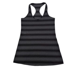 Lululemon Black Striped Tank Top Size Large Women’s
